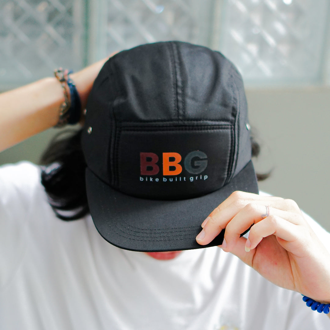 5 Panel Hat BBG Black