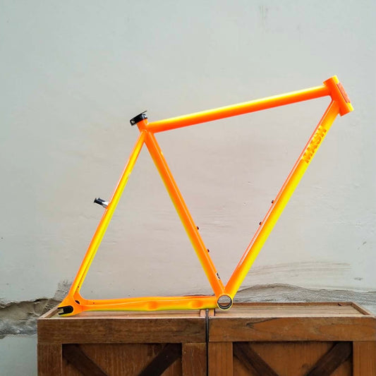 MASH Steel Frameset Neon Orange/Yellow Fade
