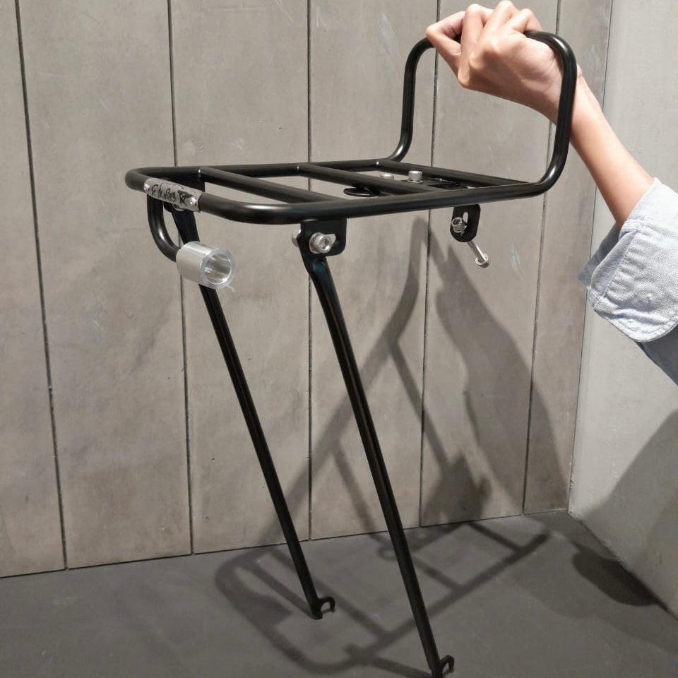 Edsen Front Rack + Light Mount - Black