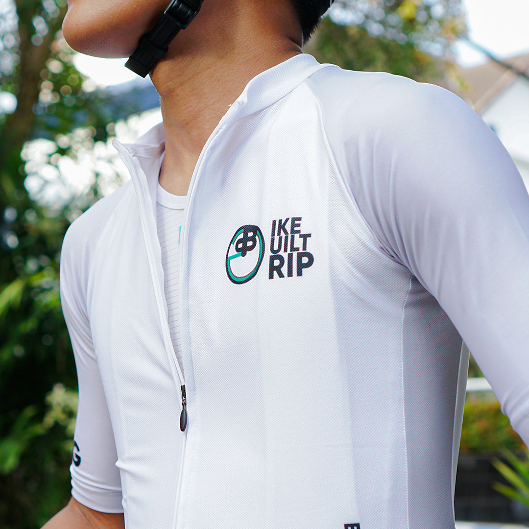 Bike Built Grip Jersey - White