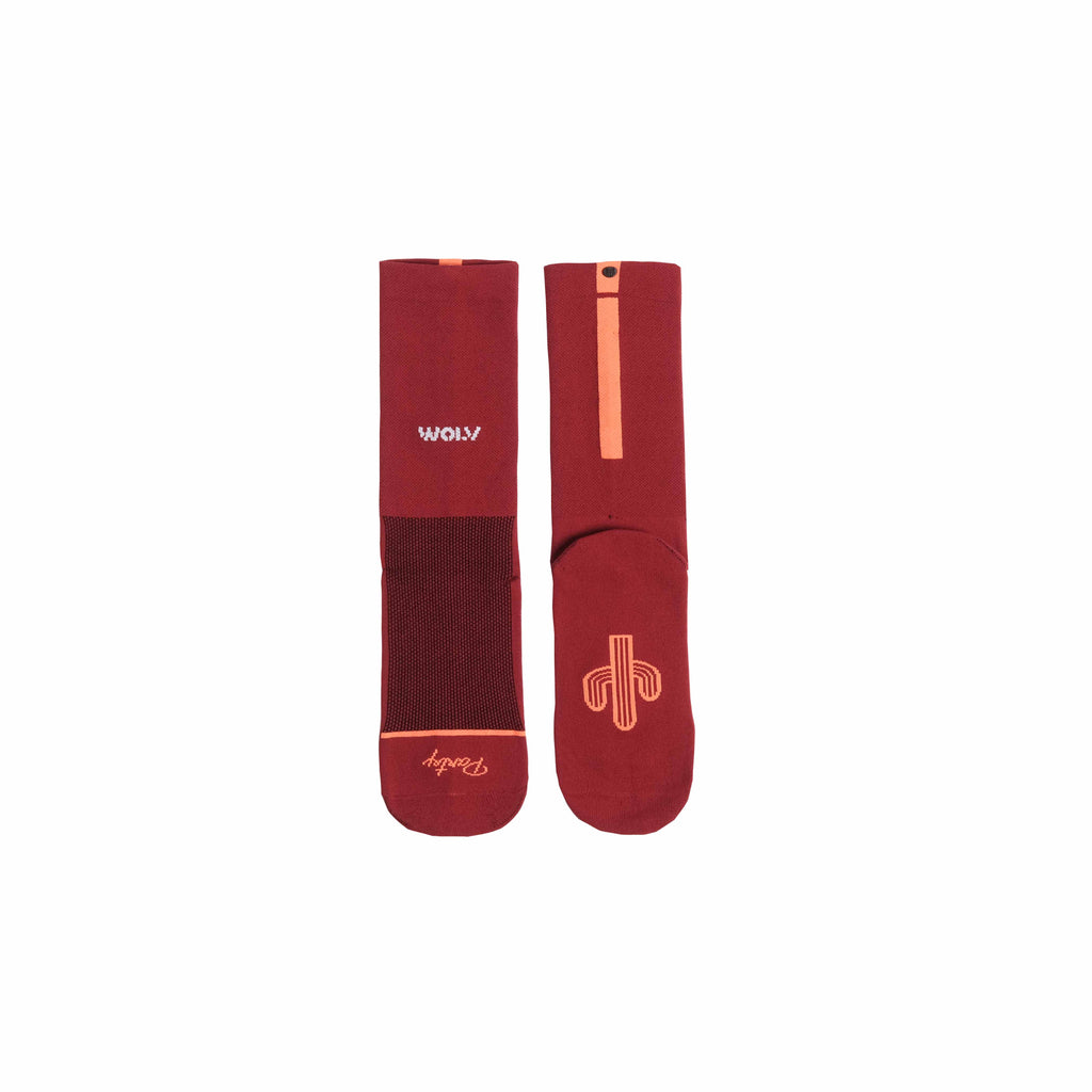 Party Pace - Burgundy Socks