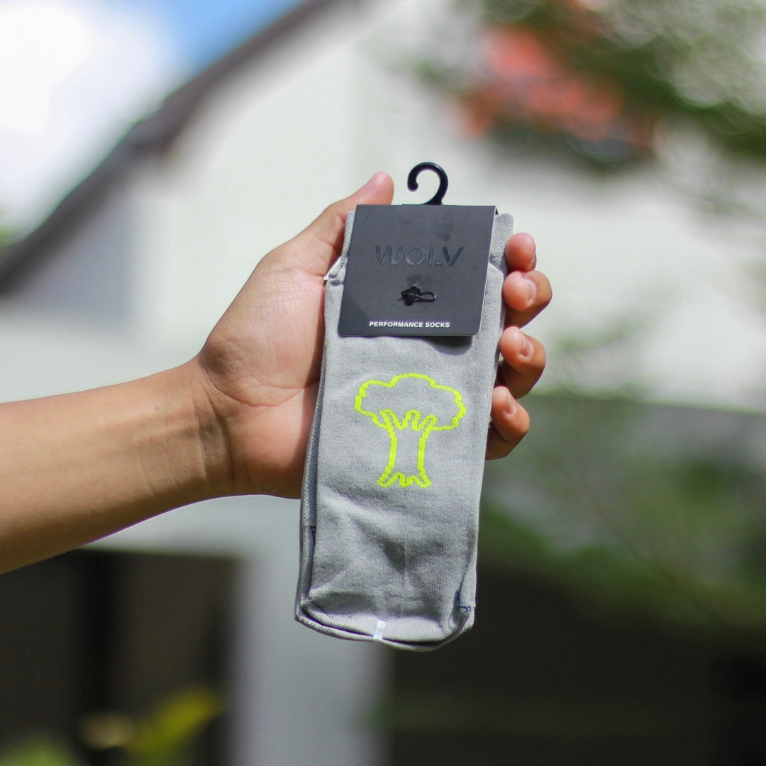 Party Pace - Rhino Grey Socks