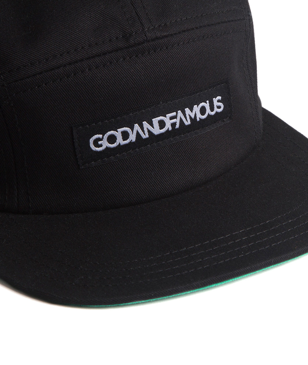 Team 5-Panel Hat - Black
