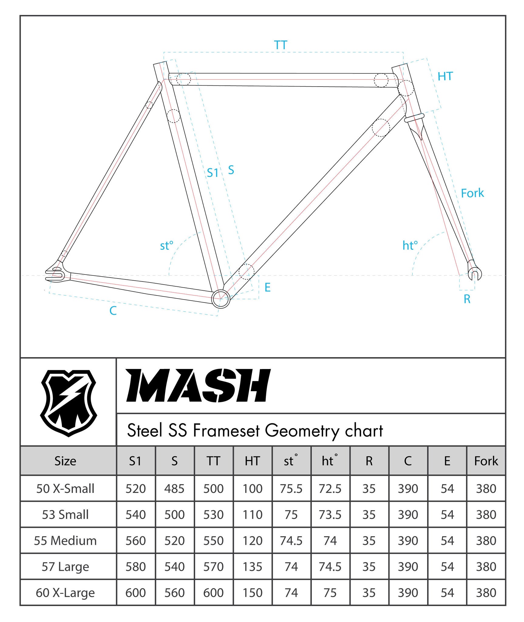 MASH Steel Frameset Neon Orange/Yellow Fade – Office Coffee